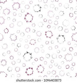 Dark Blue, Red vector seamless backdrop with dots. Abstract illustration with colored bubbles in nature style. Completely new template for your brand book.