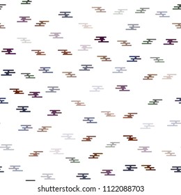Dark Blue, Red vector seamless template with repeated sticks. Lines on blurred abstract background with gradient. Best design for your ad, poster, banner.