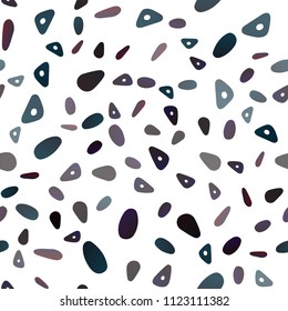 Dark Blue, Red vector seamless cover in polygonal style with circles. Beautiful illustration with circles, triangles in nature style. Best design for your ad, poster, banner.