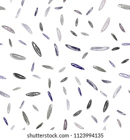 Dark Blue, Red vector seamless pattern with spheres. Glitter abstract illustration with blurred drops of rain. Pattern can be used for futuristic ad, booklets.