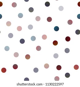 Dark Blue, Red vector seamless template with circles. Illustration with set of shining colorful abstract circles. Beautiful design for your business natural advert.