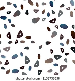 Dark Blue, Red vector seamless cover in polygonal style with circles. Abstract gradient illustration with circles, triangles. Pattern for commercials.