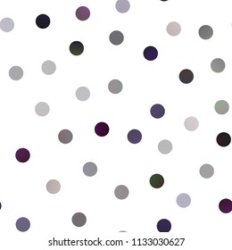 Dark Blue, Red vector seamless background with dots. Modern abstract illustration with colorful water drops. Beautiful design for your business natural advert.