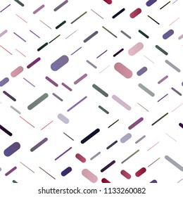 Dark Blue, Red vector seamless texture with colored lines. Lines on blurred abstract background with gradient. The pattern can be used as ads, poster, banner for commercial.