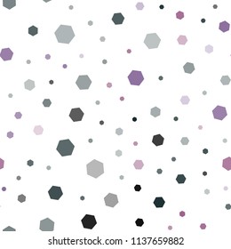 Dark Blue, Red vector seamless template in hexagonal style. Illustration of colored hexagons on white surface. Beautiful design for your business advert.