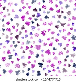 Dark Blue, Red vector seamless pattern with sharp lines. Lines on blurred abstract background with gradient. Best design for your ad, poster, banner.