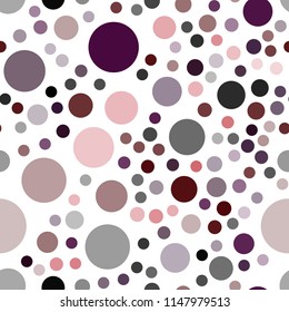 Dark Blue, Red vector seamless background with bubbles. Modern abstract illustration with colorful water drops. Beautiful design for your business advert.