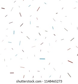 Dark Blue, Red vector seamless texture with colored lines. Decorative shining illustration with lines on abstract template. The pattern can be used for websites.