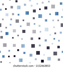 Dark Blue, Red vector seamless pattern in square style. Abstract gradient illustration with rectangles. Modern template for your landing page.