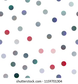 Dark Blue, Red vector seamless cover with spots. Beautiful colored illustration with blurred circles in nature style. The pattern can be used for aqua ad, booklets.