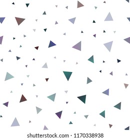 Dark Blue, Red vector seamless backdrop with lines, triangles. Illustration with set of colorful triangles. Best design for your ad, poster, banner.