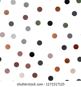 Dark Blue, Red vector seamless cover with spots. Blurred decorative design in abstract style with bubbles. The pattern can be used for ads, leaflets of liquid.