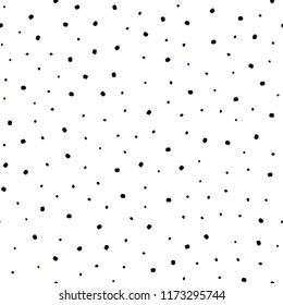Dark Blue, Red vector seamless template with circles. Glitter abstract illustration with blurred drops of rain. Design for textile, fabric, wallpapers.
