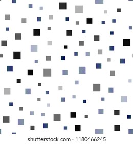 Dark Blue, Red vector seamless backdrop with rectangles, squares. Beautiful illustration with rectangles and squares. Pattern for commercials.