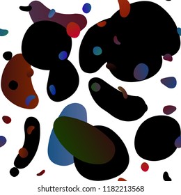 Dark Blue, Red vector seamless template with spots. Modern abstract illustration with colorful water drops. Template for business cards, websites.