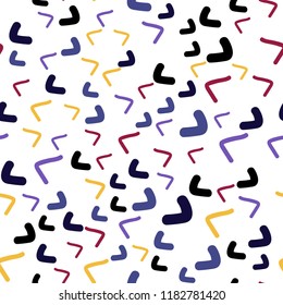 Dark Blue, Red vector seamless  pattern with lamp shapes. Brand-new colored illustration in marble style with gradient. Marble design for your web site.
