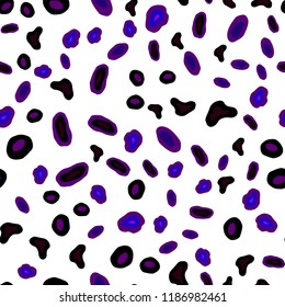 Dark Blue, Red vector seamless backdrop with dots. Glitter abstract illustration with blurred drops of rain. Design for textile, fabric, wallpapers.
