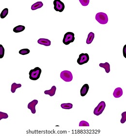 Dark Blue, Red vector seamless backdrop with dots. Beautiful colored illustration with blurred circles in nature style. Template for business cards, websites.
