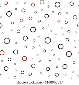 Dark Blue, Red vector seamless cover with spots. Glitter abstract illustration with blurred drops of rain. Beautiful design for your business advert.