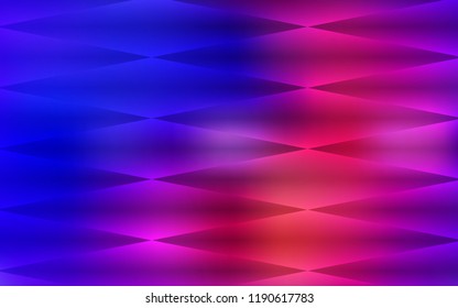 Dunkelblau, roter Vektor nahtlose Hintergrund mit Rechtecken, Quadraten. Illustration mit einem Satz bunter Rechtecke. Design für Textil, Stoff, Tapeten.
