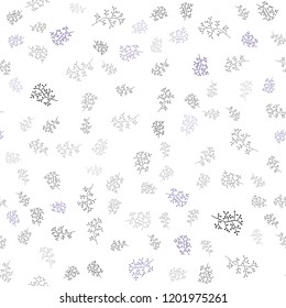 Dark Blue, Red vector seamless natural background with leaves, branches. Brand new colored illustration with leaves and branches. Trendy design for wallpaper, fabric makers.