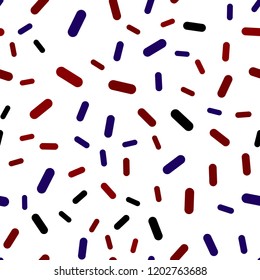 Dark Blue, Red vector seamless template with repeated sticks. Modern geometrical abstract illustration with Lines. Pattern for your busines websites.