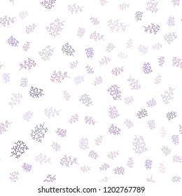 Dark Blue, Red vector seamless natural pattern with leaves, branches. An elegant bright illustration with leaves and branches. Trendy design for wallpaper, fabric makers.