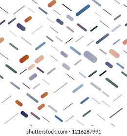 Dark Blue, Red vector seamless layout with flat lines. Lines on blurred abstract background with gradient. Smart design for your business advert.