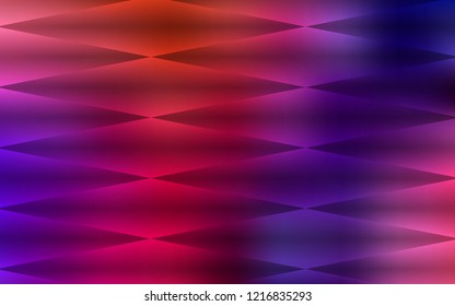 Dark Blue, Red vector seamless layout with lines, rectangles. Illustration with set of colorful rectangles. Pattern for design of window blinds, curtains.