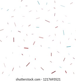 Dark Blue, Red vector seamless layout with flat lines. Modern geometrical abstract illustration with staves. Best design for your ad, poster, banner.