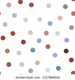 Dark Blue, Red vector seamless background with bubbles. Blurred decorative design in abstract style with bubbles. New design for ad, poster, banner of your website.