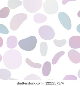 Dark Blue, Red vector seamless pattern with spheres. Illustration with set of shining colorful abstract circles. Pattern for design of window blinds, curtains.
