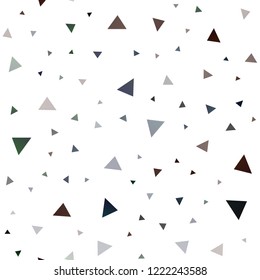 Dark Blue, Red vector seamless layout with lines, triangles. Abstract gradient illustration with triangles. Best design for your ad, poster, banner.