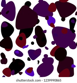 Dark Blue, Red vector seamless template with circles. Abstract illustration with colored bubbles in nature style. Pattern for design of fabric, wallpapers.