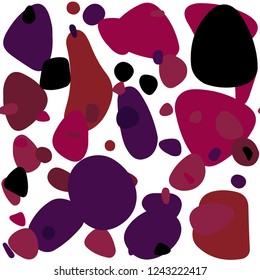 Dark Blue, Red vector seamless backdrop with dots. Beautiful colored illustration with blurred circles in nature style. Pattern for trendy fabric, wallpapers.