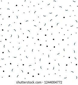 Dark Blue, Red vector seamless background with bubbles, lines. Colorful illustration with circles and lines in futuristic style. Pattern for trendy fabric, wallpapers.
