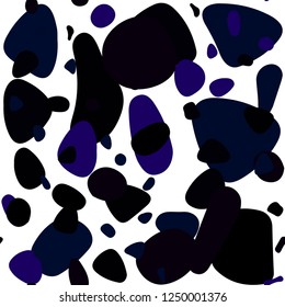 Dark Blue, Red vector seamless layout with circle shapes. Beautiful colored illustration with blurred circles in nature style. Design for textile, fabric, wallpapers.
