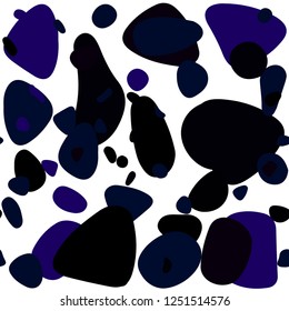 Dark Blue, Red vector seamless background with bubbles. Modern abstract illustration with colorful water drops. Design for textile, fabric, wallpapers.