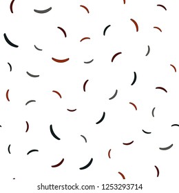 Dark Blue, Red vector seamless pattern with curved lines. Colorful illustration in simple style with gradient. Brand new design for your ads, poster, banner.