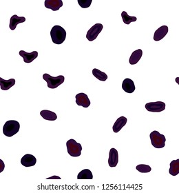 Dark Blue, Red vector seamless background with bubbles. Blurred bubbles on abstract background with colorful gradient. Design for textile, fabric, wallpapers.
