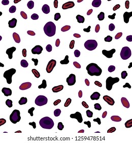 Dark Blue, Red vector seamless texture with disks. Glitter abstract illustration with blurred drops of rain. Template for business cards, websites.