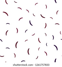 Dark Blue, Red vector seamless texture with wry lines. A circumflex abstract illustration with gradient. A completely new template for your design.