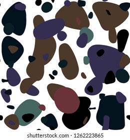 Dark Blue, Red vector seamless background with bubbles. Beautiful colored illustration with blurred circles in nature style. Pattern for design of fabric, wallpapers.