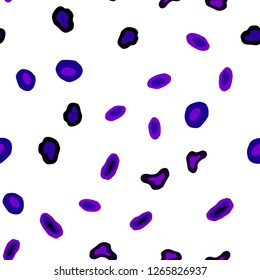 Dark Blue, Red vector seamless cover with spots. Beautiful colored illustration with blurred circles in nature style. Pattern for design of fabric, wallpapers.