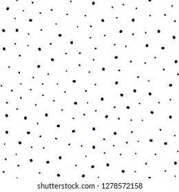 Dark Blue, Red vector seamless backdrop with dots. Modern abstract illustration with colorful water drops. Pattern for design of fabric, wallpapers.