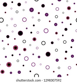 Dark Blue, Red vector seamless background with bubbles. Blurred decorative design in abstract style with bubbles. Pattern for trendy fabric, wallpapers.