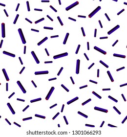 Dark Blue, Red vector seamless, isometric background with straight lines. Blurred decorative design in simple style with lines. Texture for window blinds, curtains.