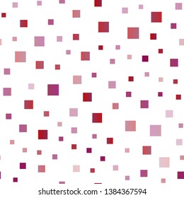 Dark Blue, Red vector seamless pattern in square style. Decorative design in abstract style with rectangles. Modern template for your landing page.