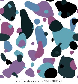 Dark Blue, Red vector seamless cover with spots. Modern abstract illustration with colorful water drops. Design for textile, fabric, wallpapers.