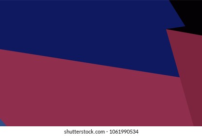 Dark Blue, Red vector shining triangular template. Geometric illustration in Origami style with gradient.  Brand-new style for your business design.